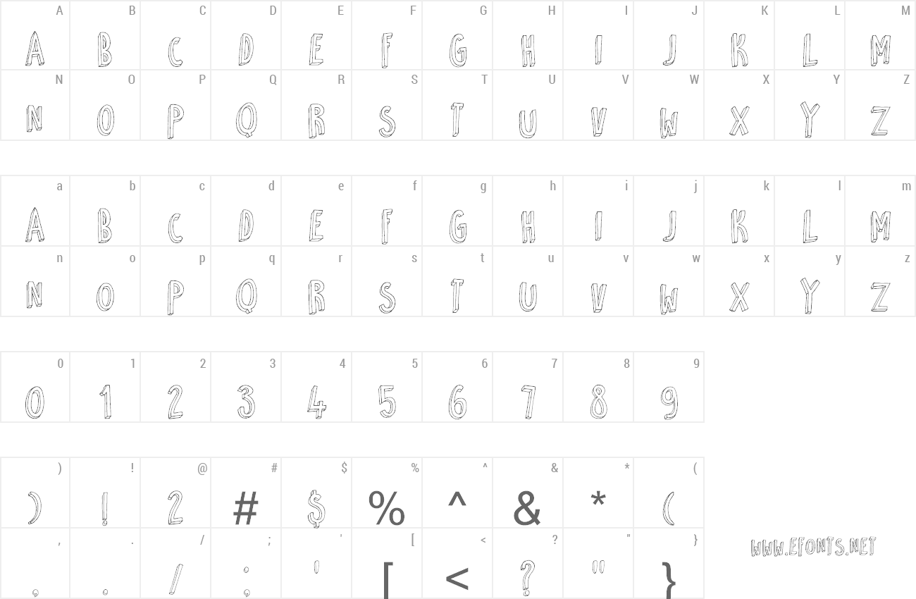 Font DK Petit Four preview